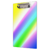 Blaue grüne Regenbogenfarben abstrakte Textur Klemmbrett (Links)