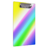 Blaue grüne Regenbogenfarben abstrakte Textur Klemmbrett (Rechts)