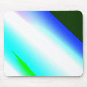 Blaue grüne Regenbogenfarben abstrakte Textur Mousepad