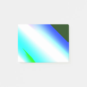Blaue grüne Regenbogenfarben abstrakte Textur Post-it Klebezettel