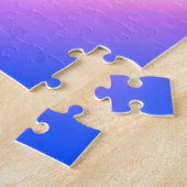 Blaue grüne Regenbogenfarben abstrakte Textur Puzzle (Seite)