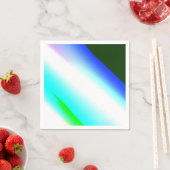 Blaue grüne Regenbogenfarben abstrakte Textur Serviette (Beispiel)