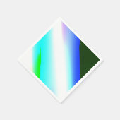 Blaue grüne Regenbogenfarben abstrakte Textur Serviette (Ecke)