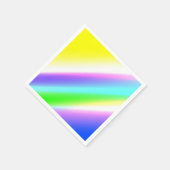 Blaue grüne Regenbogenfarben abstrakte Textur Serviette (Ecke)