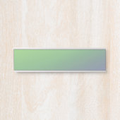 Blaue grüne Regenbogenfarben abstrakte Textur Türschild (Vorderseite )