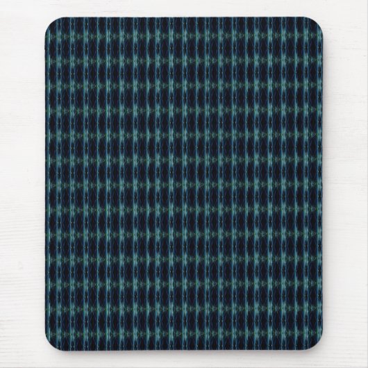 Blaue grüne Regenbogensteine , Artdeco-Muster Mousepad (Vorne)