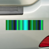 Blaue grüne Regenbogenstreifen Autoaufkleber (Auf Auto)