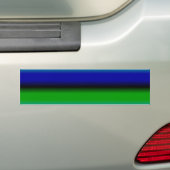 Blaue grüne Regenbogenstreifen Autoaufkleber (Auf Auto)