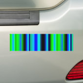 Blaue grüne Regenbogenstreifen Autoaufkleber (Auf Auto)