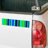Blaue grüne Regenbogenstreifen Autoaufkleber (Auf Lkw)