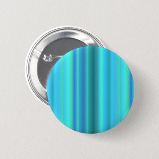 Blaue grüne Regenbogenstreifen Button (Vorne & Hinten)