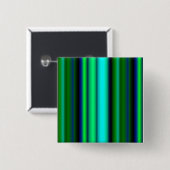 Blaue grüne Regenbogenstreifen Button (Vorne & Hinten)