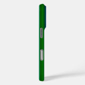 Blaue grüne Regenbogenstreifen Case-Mate iPhone Hülle (Rückseite / Rechts)