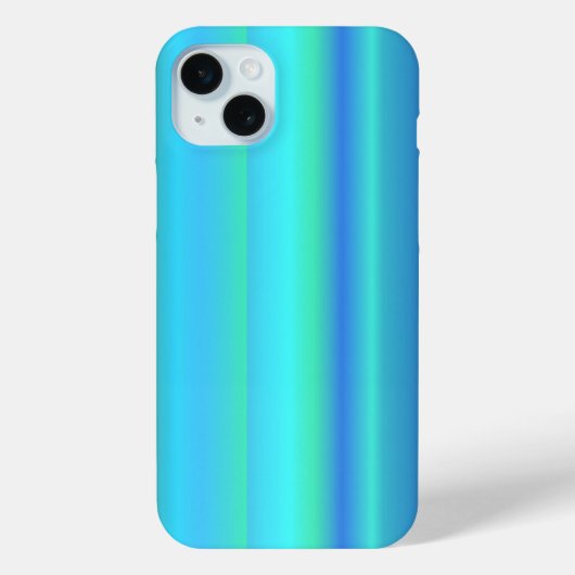 Blaue grüne Regenbogenstreifen Case-Mate iPhone Hülle (Rückseite)