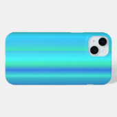 Blaue grüne Regenbogenstreifen Case-Mate iPhone Hülle (Rückseite (Horizontal))