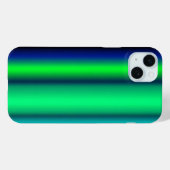 Blaue grüne Regenbogenstreifen Case-Mate iPhone Hülle (Rückseite (Horizontal))
