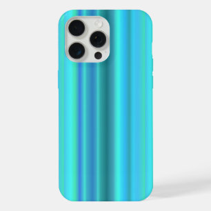 Blaue Grüne Regenbogenstreifen iPhone 15 Pro Max Hülle