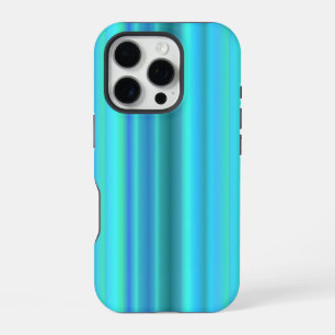 Blaue grüne Regenbogenstreifen iPhone 16 Pro Hülle