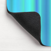 Blaue grüne Regenbogenstreifen Mousepad (Ecke)