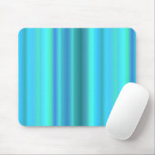 Blaue grüne Regenbogenstreifen Mousepad (Mit Mouse)
