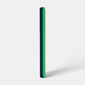 Blaue grüne Regenbogenstreifen Samsung Galaxy Hülle (Linke Seite)