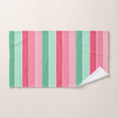 Blaue grüne Rosa Pastellfarben Vorlage Badhandtuch Set (Handtuch)