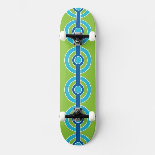 Blaue/grüne Skateboards (Vorderseite)
