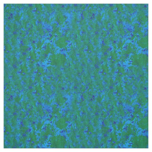 Blaue grüne Texturen Fisch in Sea Pattern Stoff (Muster)