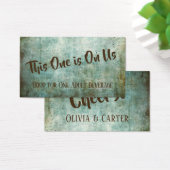 Blaue, grüne und braune Rustikale Vintage Getränke (Schreibtisch)