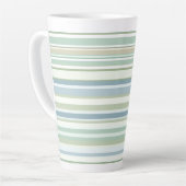 Blaue grüne und weiße Streifen Milchtasse (Linke Ecke)