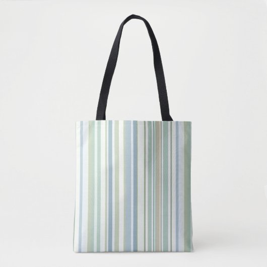 Blaue grüne und weiße Streifen Tasche (Vorderseite)