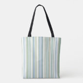 Blaue grüne und weiße Streifen Tasche (Rückseite)