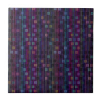 Blaue, grüne, violette, rosa Quadrate mit Streifen