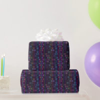 Blaue, grüne, violette, rosa Quadrate mit Streifen