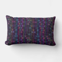 Blaue, grüne, violette, rosa Quadrate mit Streifen