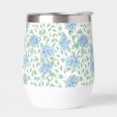 Blaue Grüne Wildblumen-Wasserfarbe (Links)