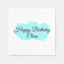 Blaue grüne Wolken pastellfarben glücklicher Gebur