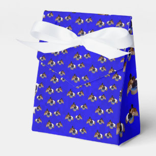 Blaue Guinea-Schweinemuster, Geschenkschachtel