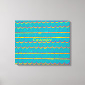 Blaue Gürtelmuster Thunder_Cove Leinwanddruck (Vorderseite)