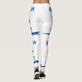 Blaue Hände von Leggings (Rückseite)