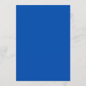 Blaue handgezeichnete Doodle-Abschlussfeier Einladung (Rückseite)