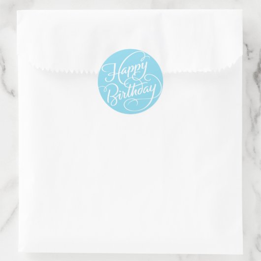 BLAUE HAPPY BIRTHDAY | STICKER (Tasche)