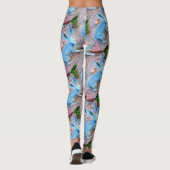 blaue Hasehäschen Leggings (Rückseite)