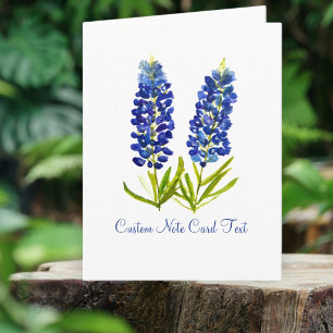 Blaue Haubenblumen Texas Elegante Kunst 