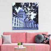 Blaue Hauptstadt Leinwanddruck (Insitu (Wohnzimmer))