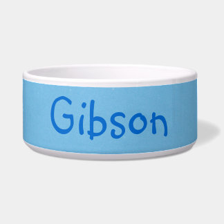 Blaue Haustier-Schüssel Napf