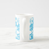 BLAUE HAWAII (BLAU) KNOCHENCHINA TASSE (Rückseite)