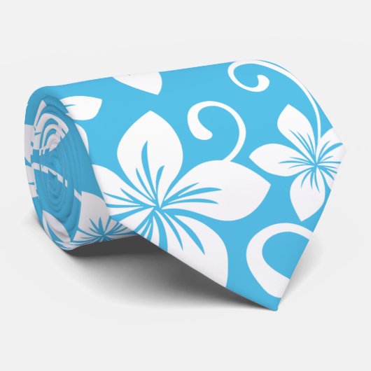 BLAUE HAWAII (BLAU) KRAWATTE (Gerollt)