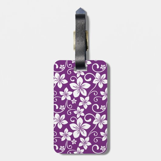 BLAUE HAWAII GEPÄCKANHÄNGER (Rückseite vertikal)