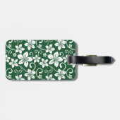 BLAUE HAWAII (GRÜNE WÄLDER) GEPÄCKANHÄNGER (Rückseite horizontal)